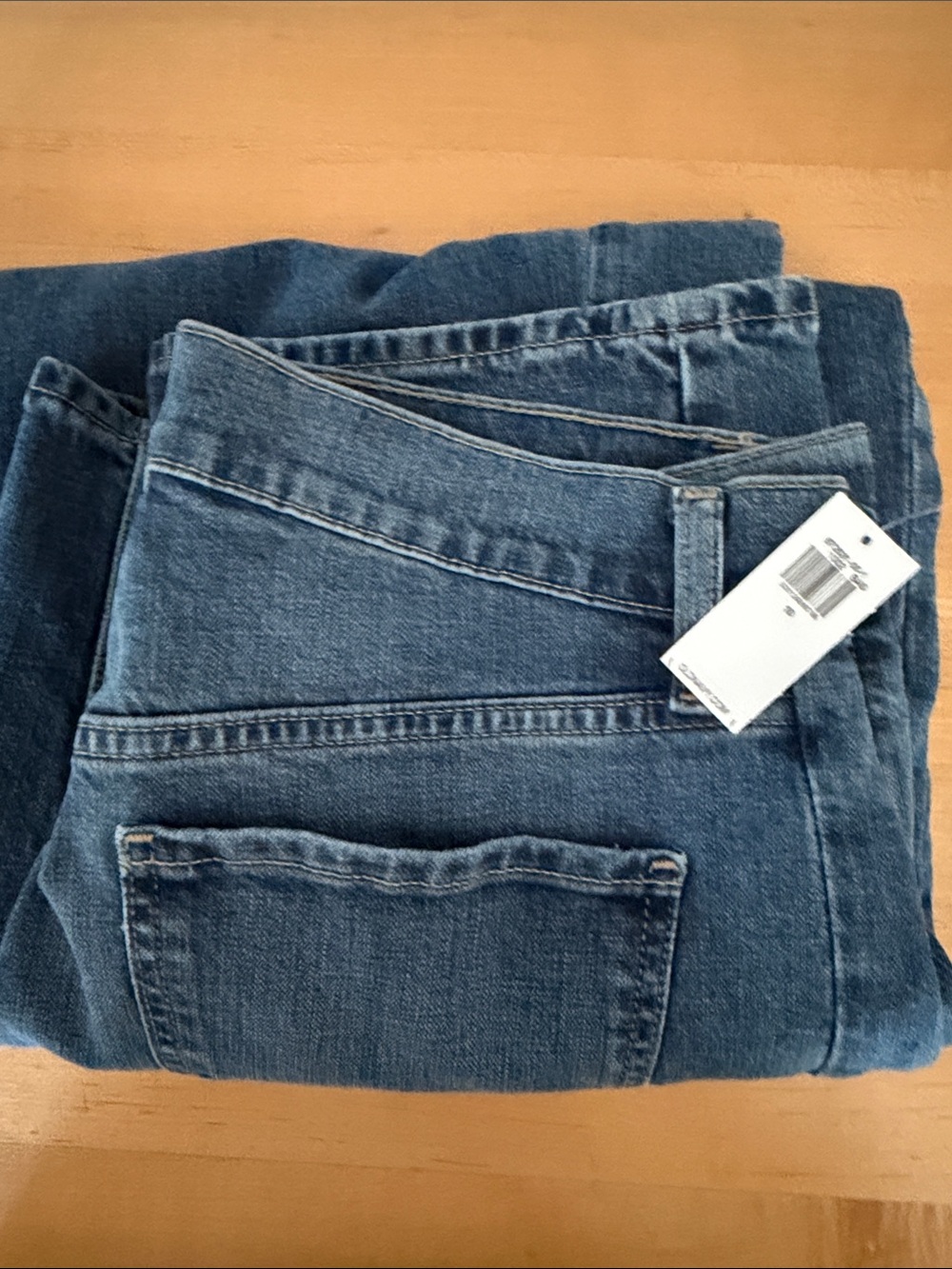 Classic High-Rise Women’s Jeans in Dark Blue Barrel Leg Jeans
